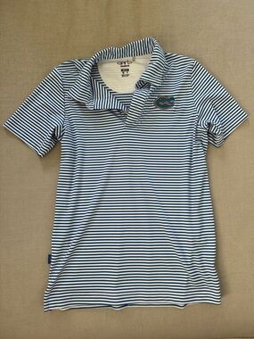 Florida Gators Boys Striped Polo - Blue & White